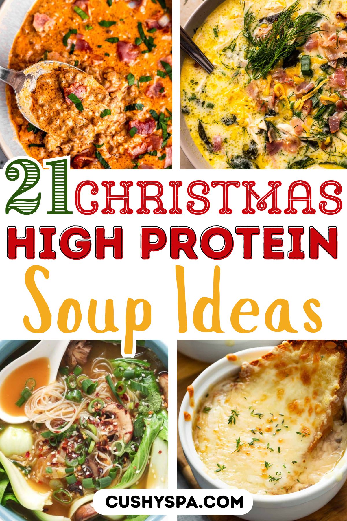 21 High Protein Christmas Soups Family Will Love