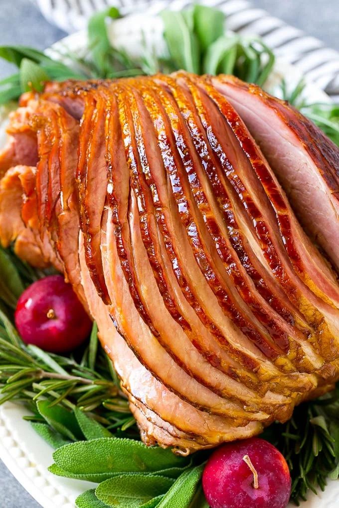 7. Crockpot Ham with Brown Sugar Glaze