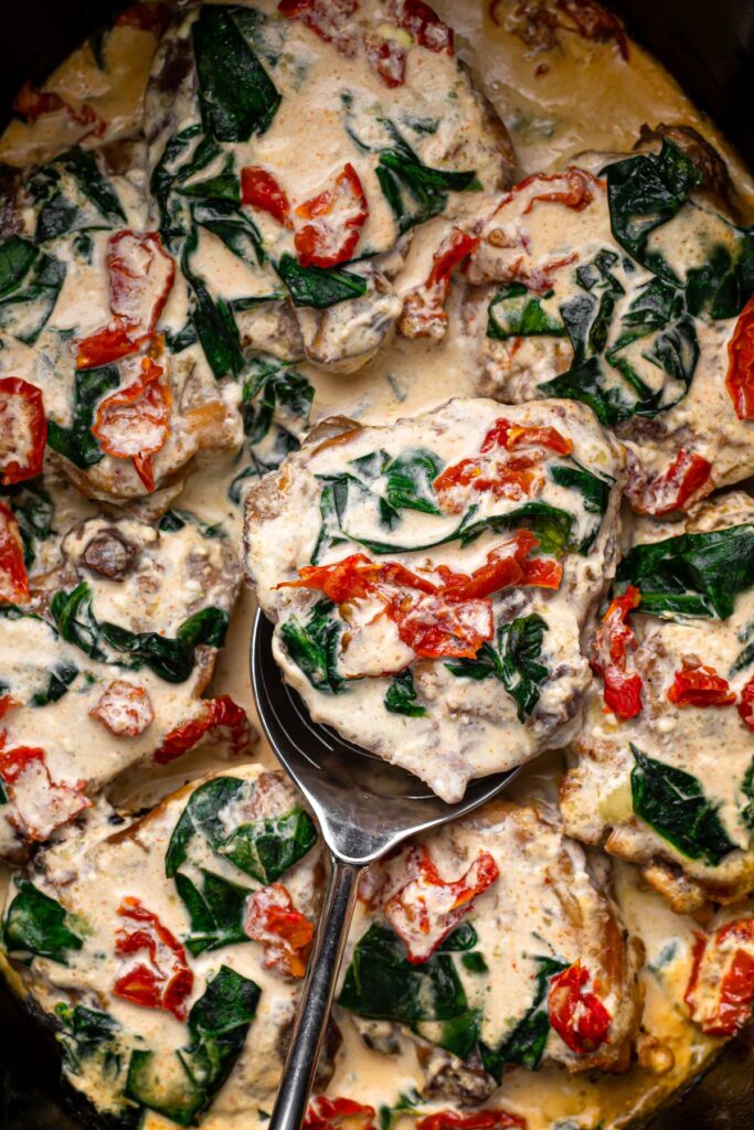 crockpot tuscan chicken