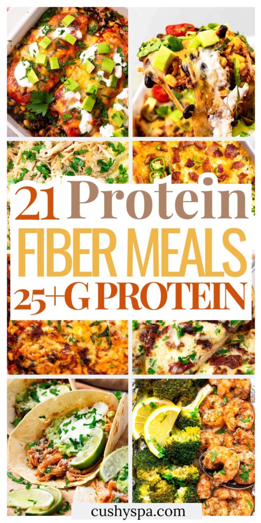 21 High Protein High Fiber Recipes with 25+ Grams Protein