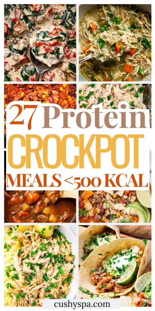 27 High Protein Crockpot Recipes Under 500 Kcal