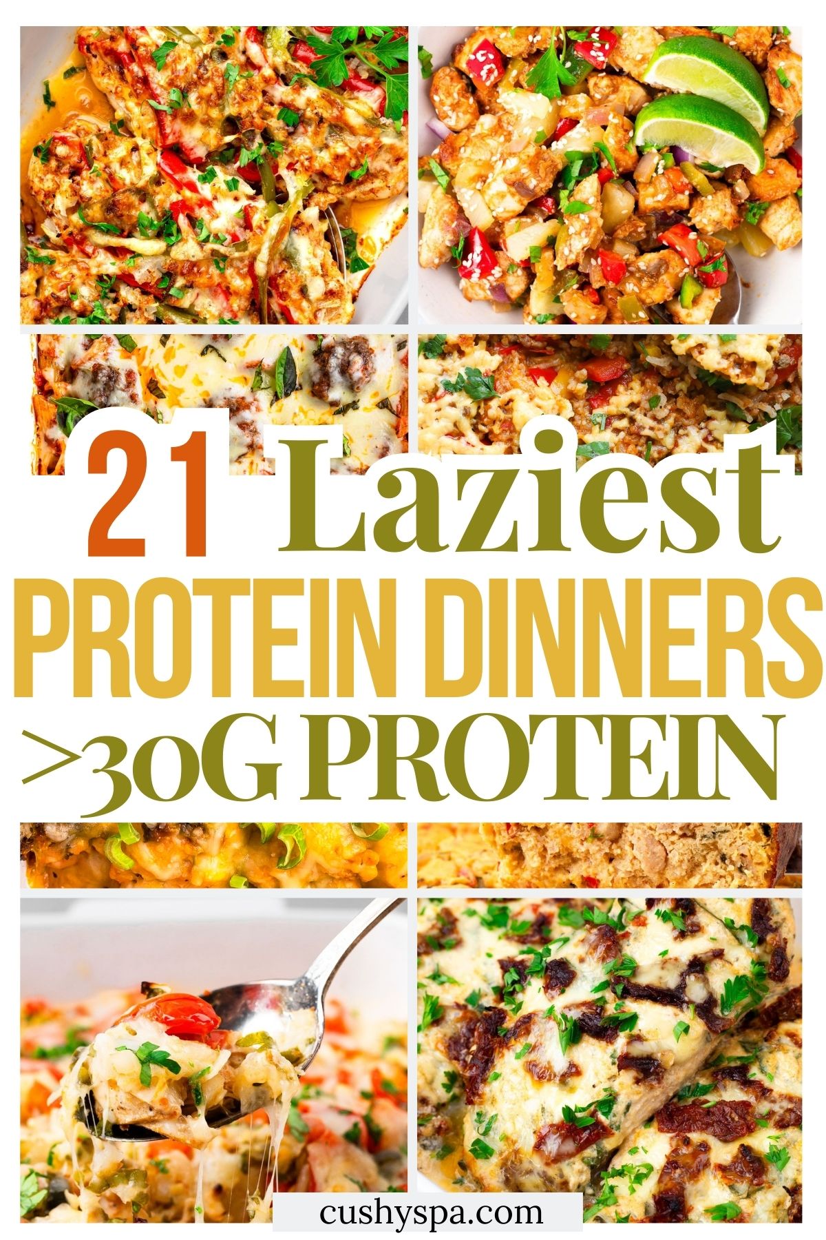 27 Lazy High Protein Dinners with 30+ Grams Protein