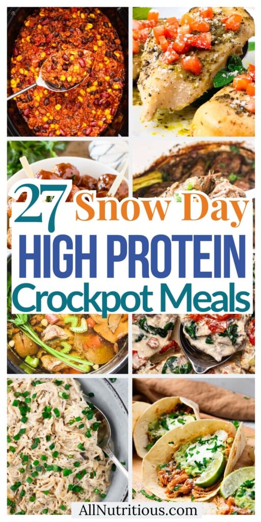 27 High Protein Snow Day Crockpot Meals