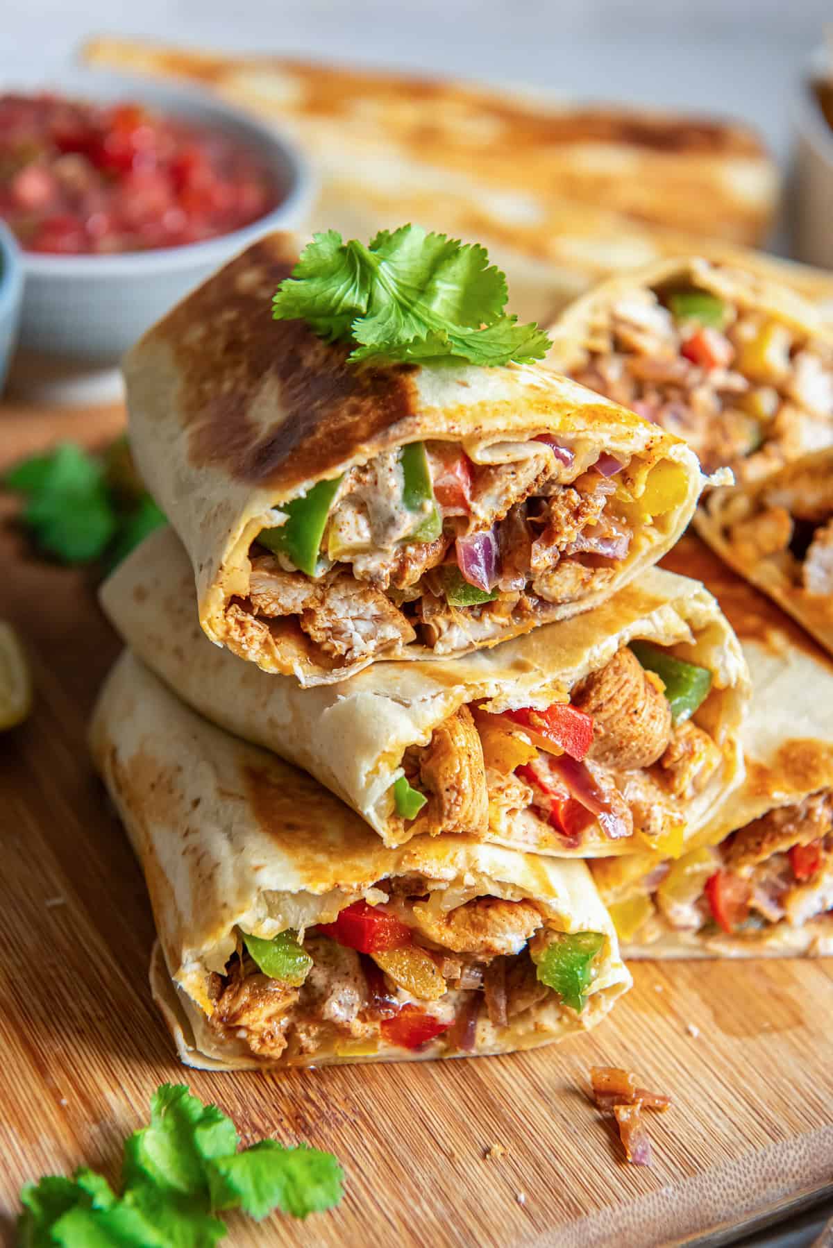 19. Chicken Fajita Wrap