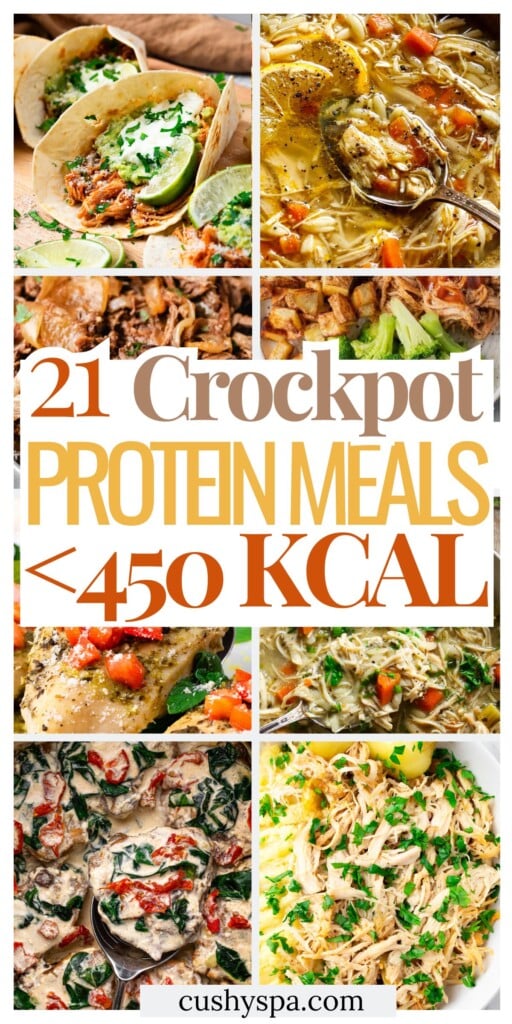 21 High Protein Crockpot Meals Under 450 Kcal