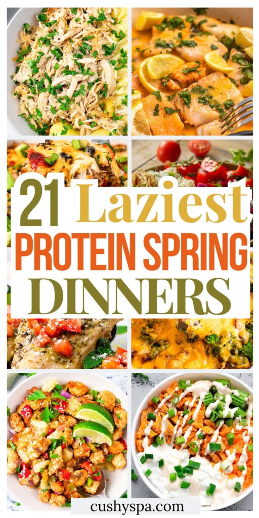 21 Lazy High Protein Spring Dinners