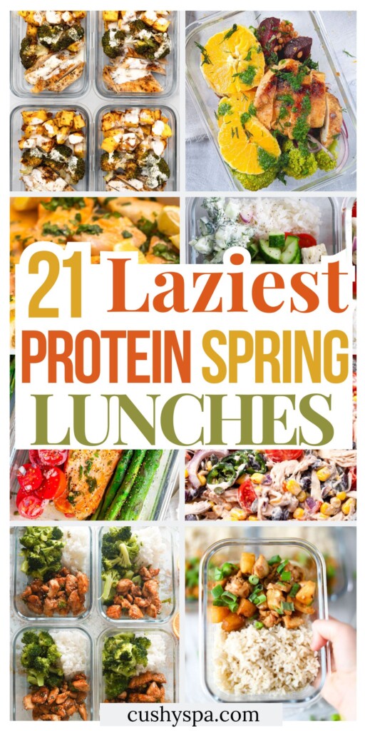 21 Spring High Protein Lunch Ideas for Lazy People