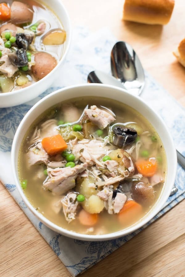 Slow Cooker Chicken and Spring Vegetable Stew