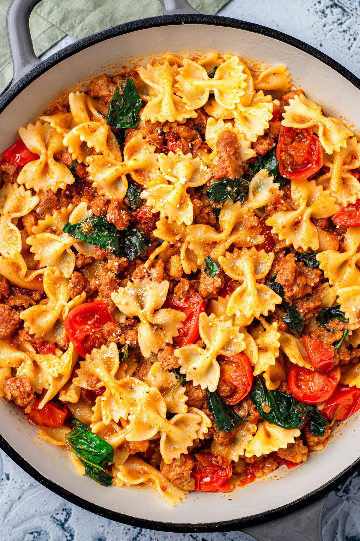Tomato Sausage Pasta