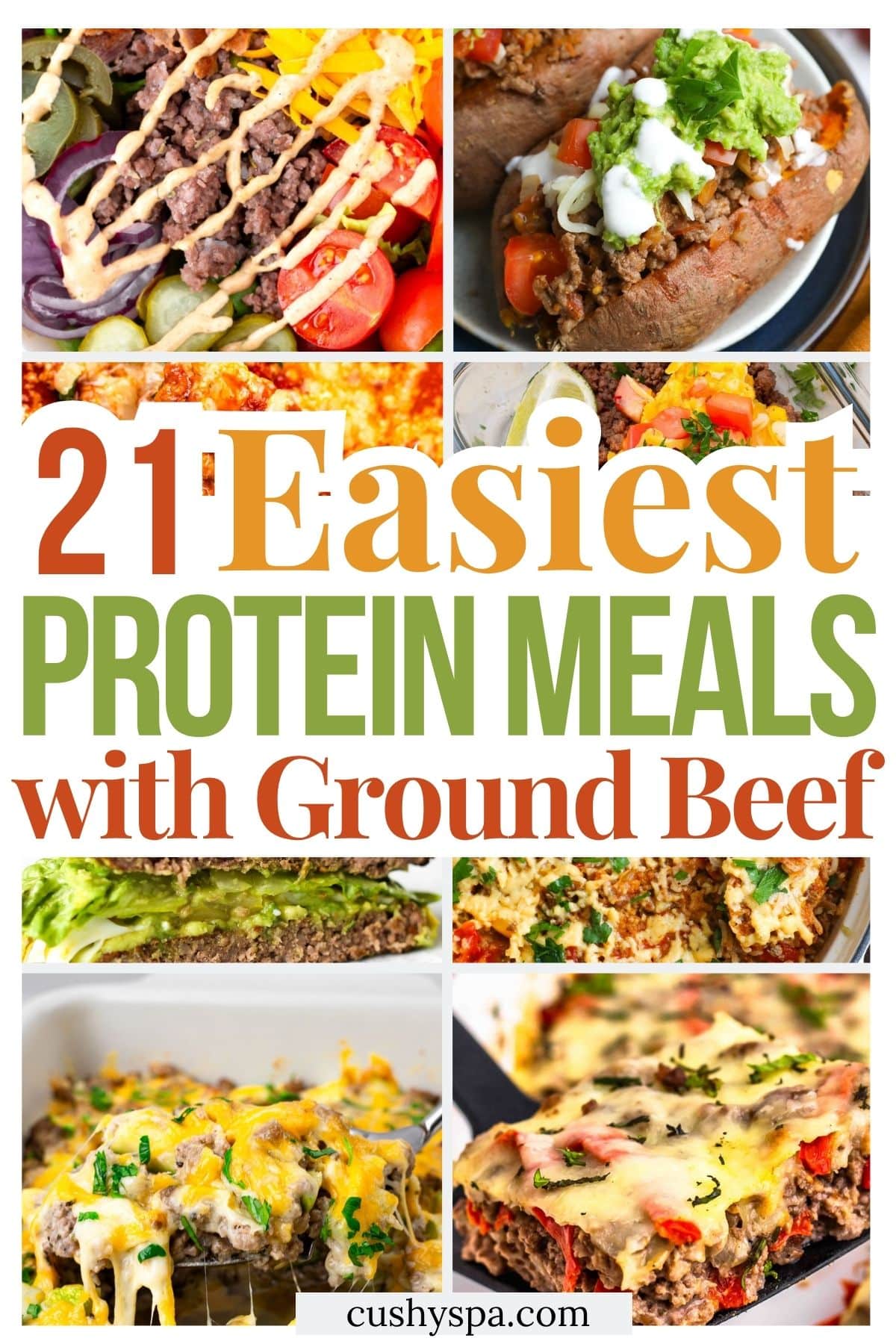 21 Easy High Protein Meals with Ground Beef