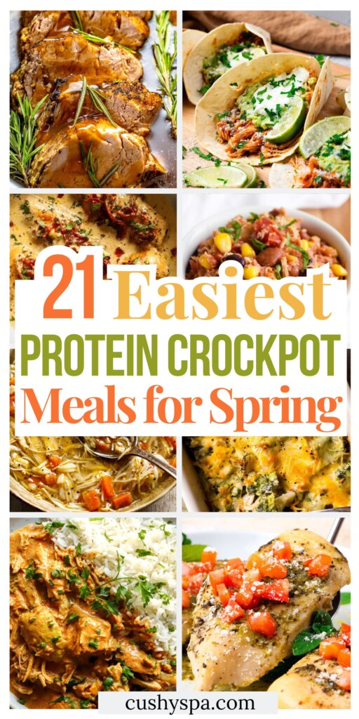 21 High Protein Spring Crockpot Meals With Minimal Prep