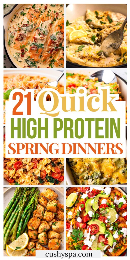 21 High Protein Spring Dinners Ready in 30 Minutes