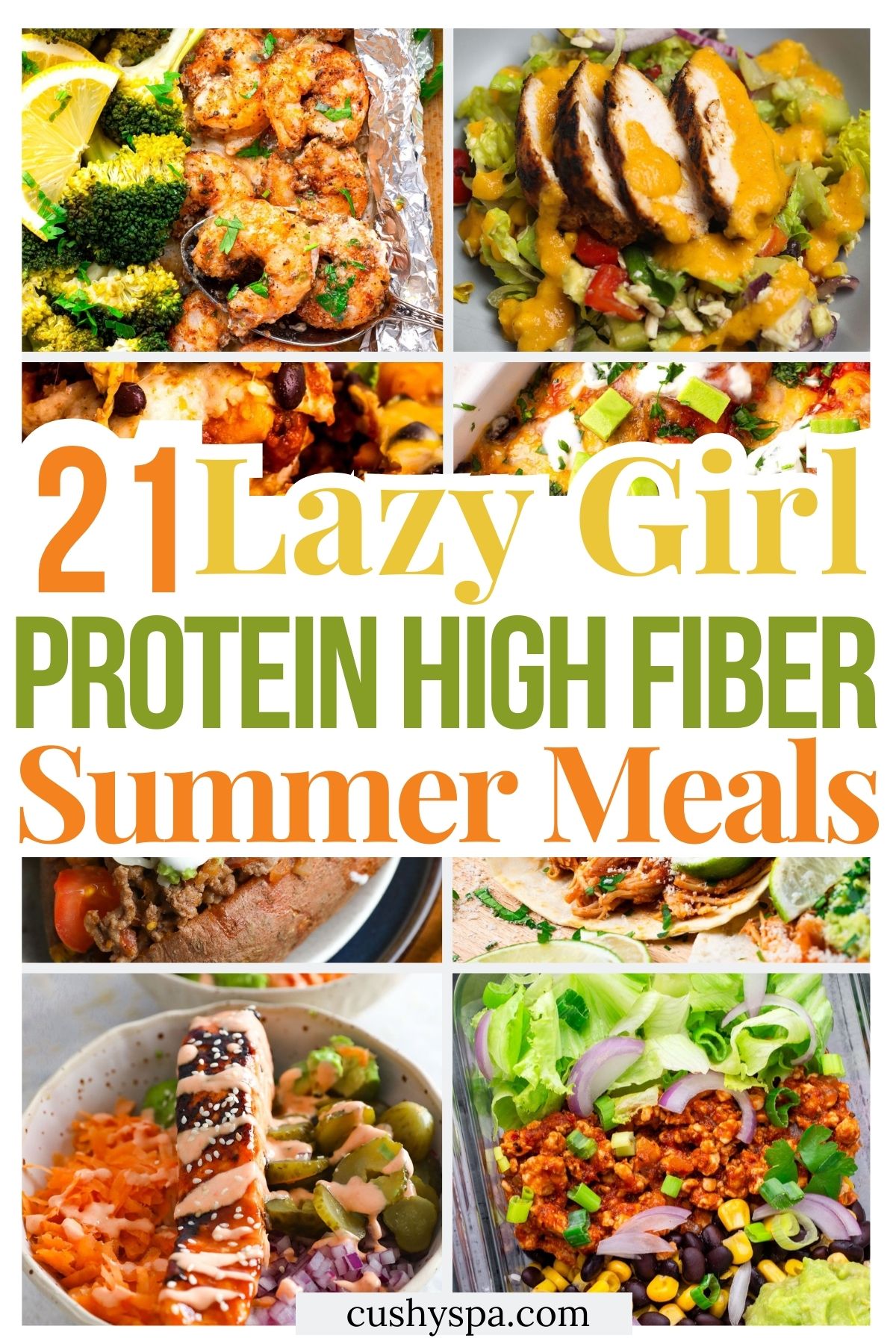 21 Lazy High Protein High Fiber Summer Meals