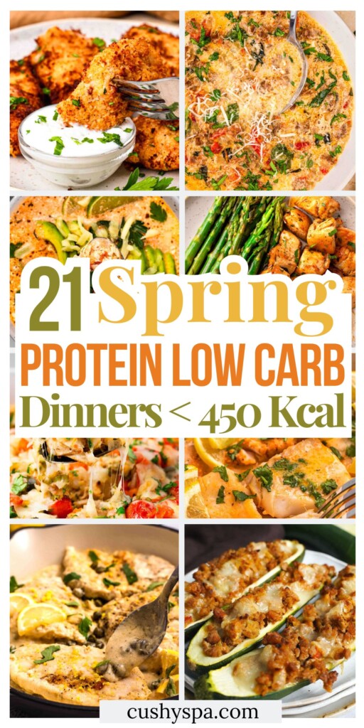 21 Spring High Protein Low Carb Dinners Under 450 Kcal