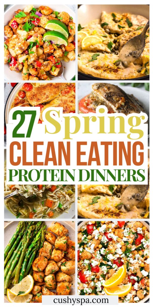 27 Spring High Protein Clean Eating Dinners