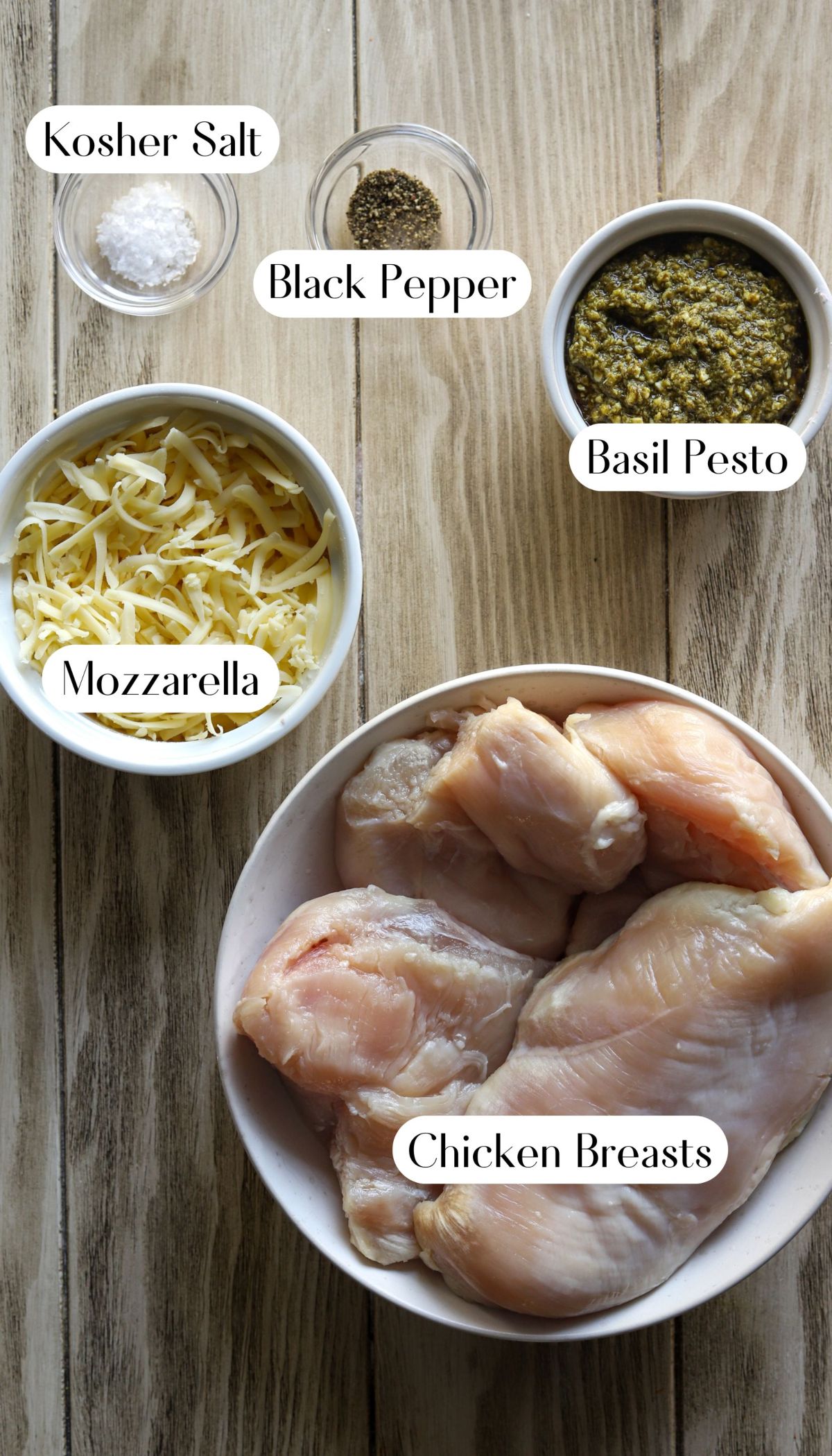 Quick Pesto Chicken Bake Ingredients
