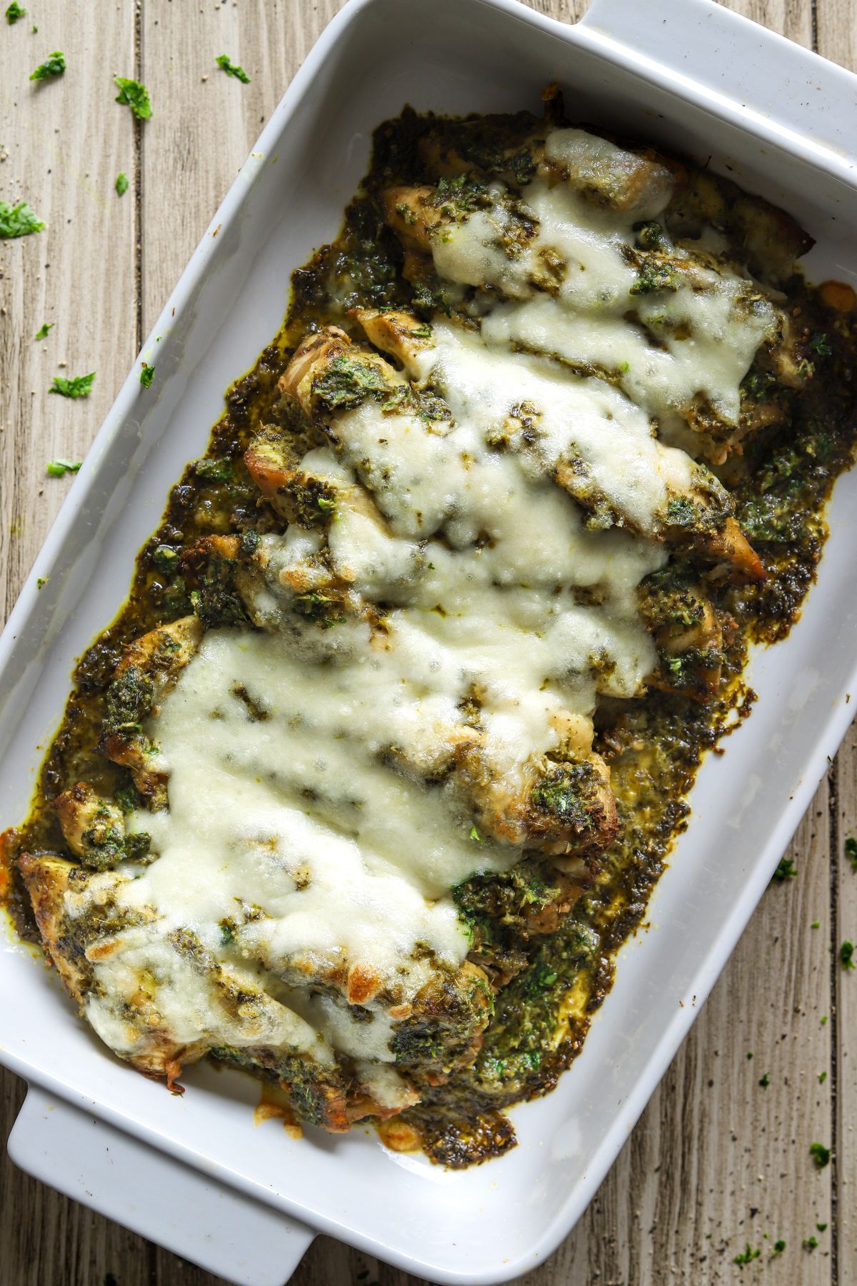 Easy Pesto Chicken Bake