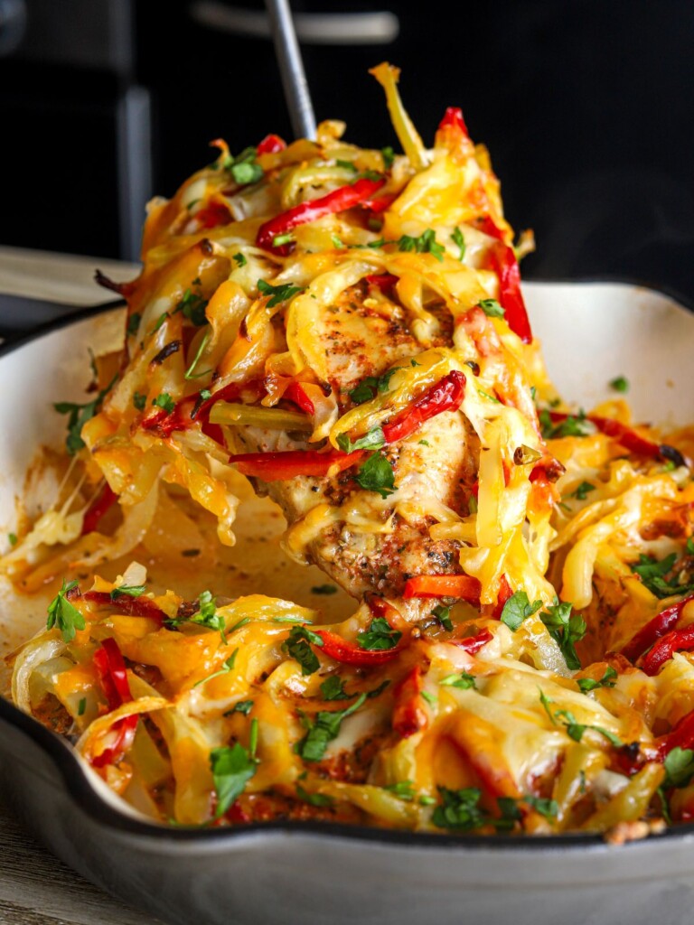 chicken fajita bake
