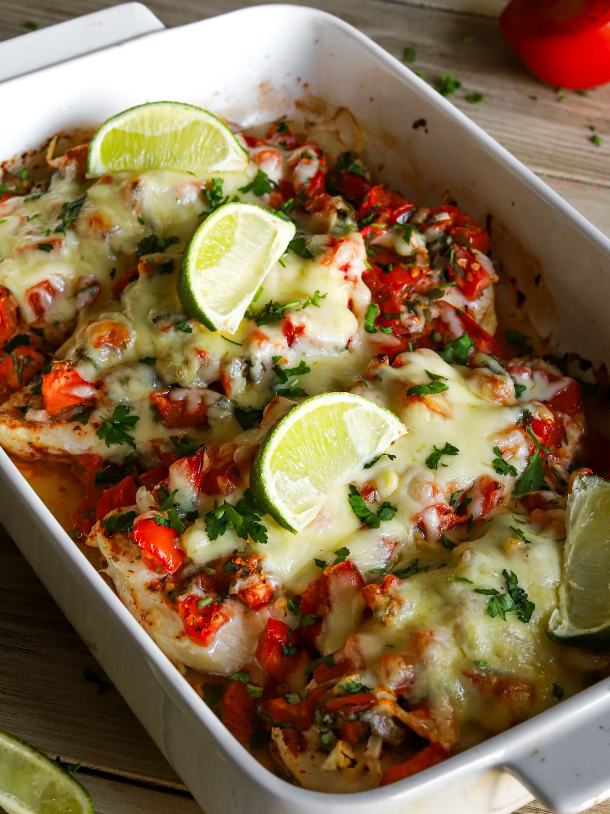 pico de gallo chicken bake