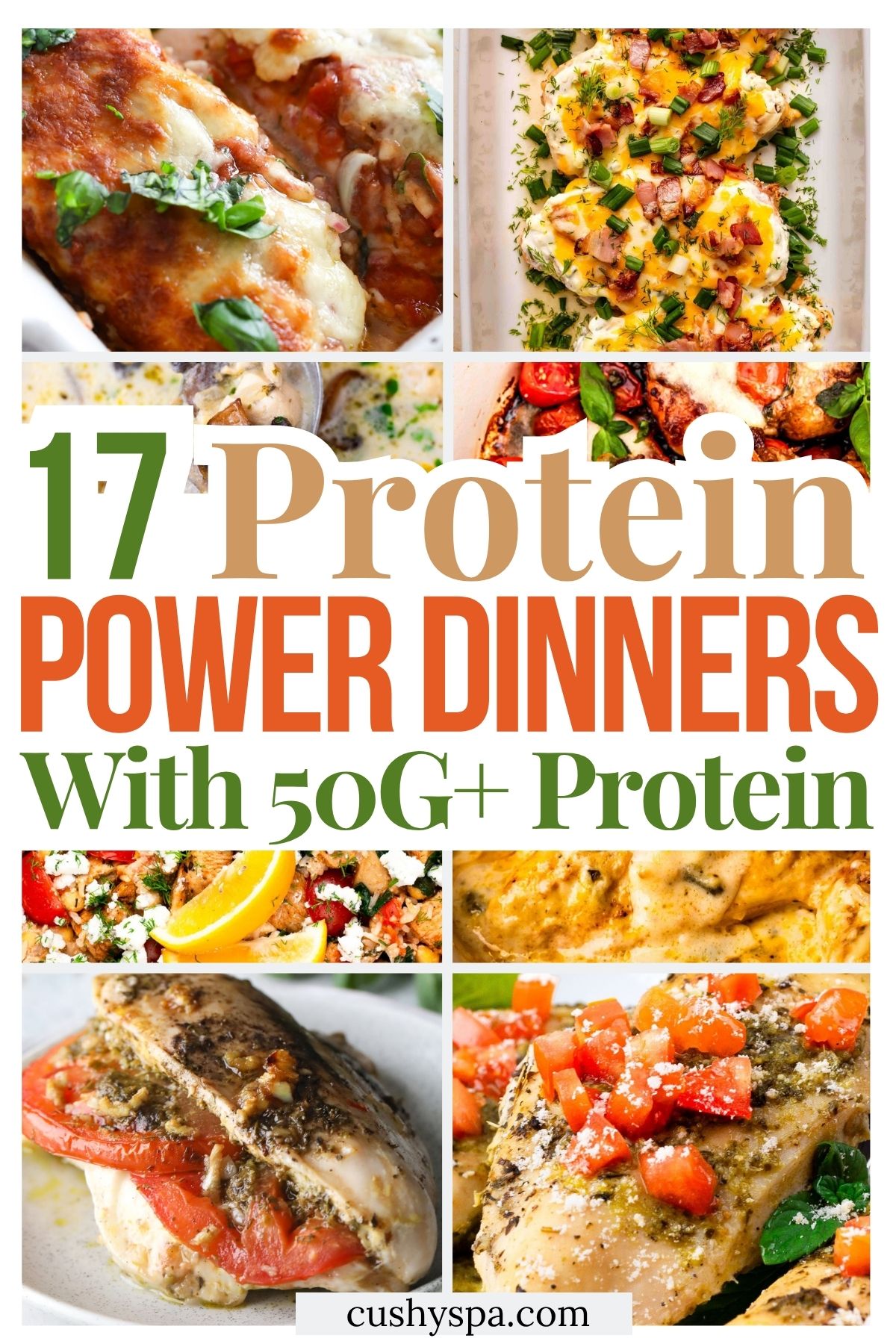 17 Protein Power Dinners with 50G+ Protein