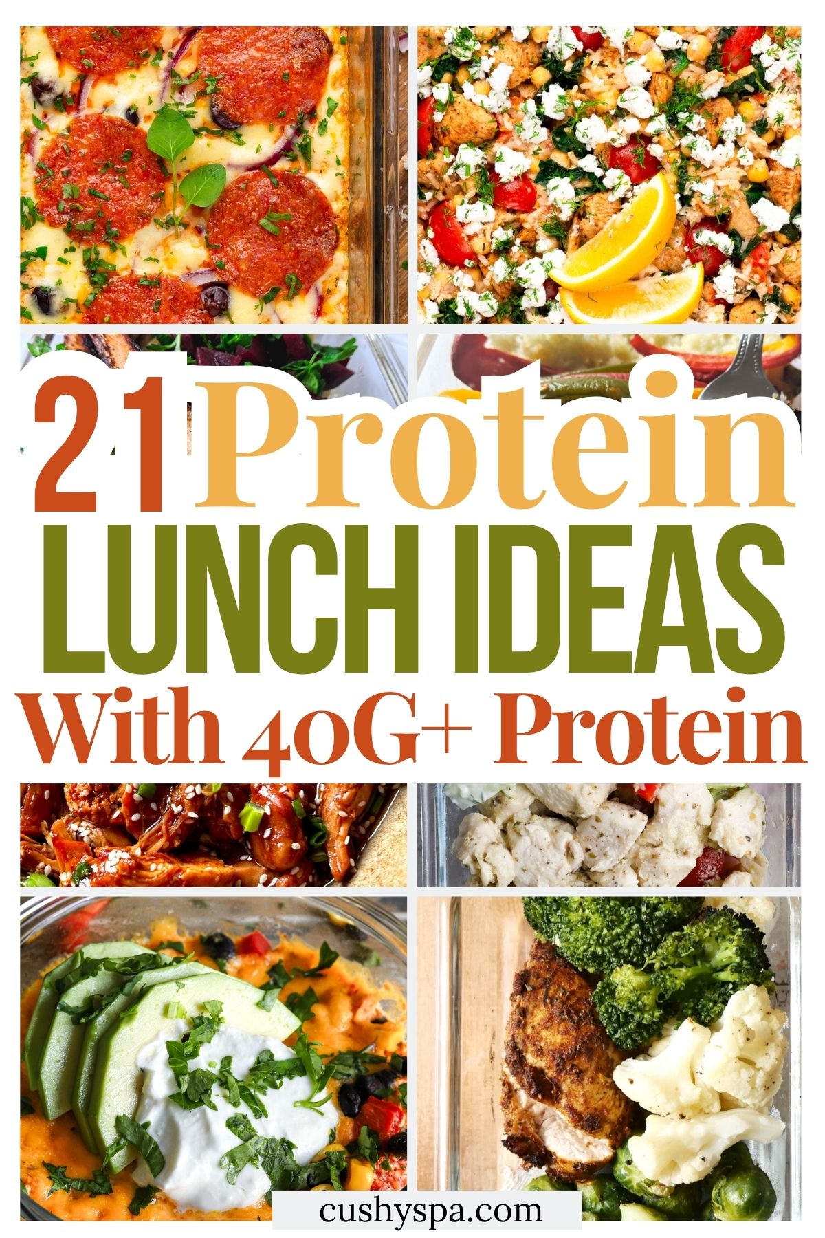 21 High Protein Lunch Ideas With 40G+ Protein