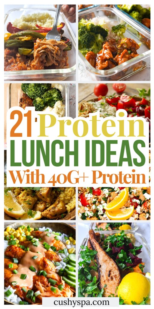 21 High Protein Lunch Ideas With 40G+ Protein