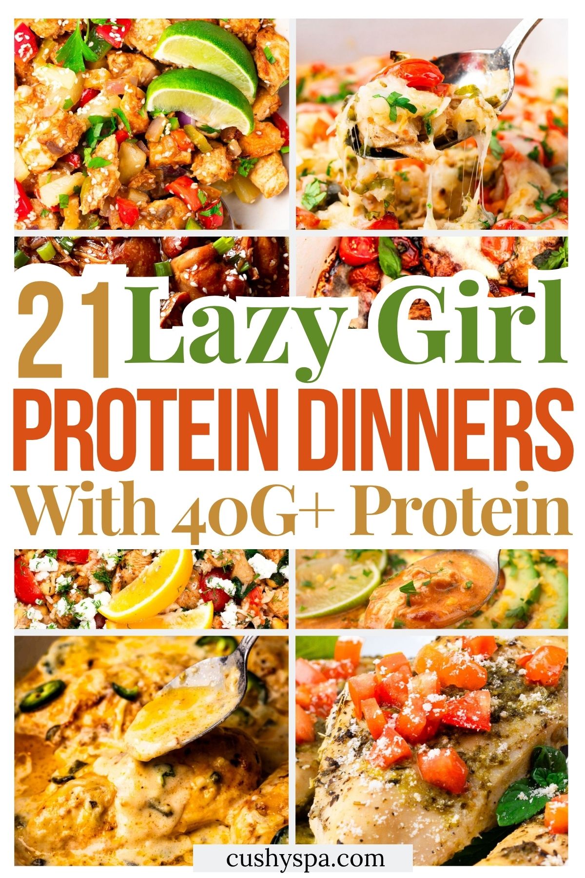 21 Lazy High Protein Dinners with 40G+ Protein