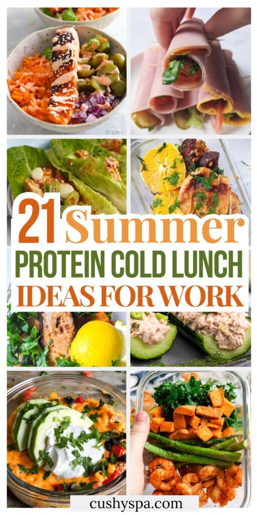 21 Summer High Protein Cold Lunch Ideas for Work
