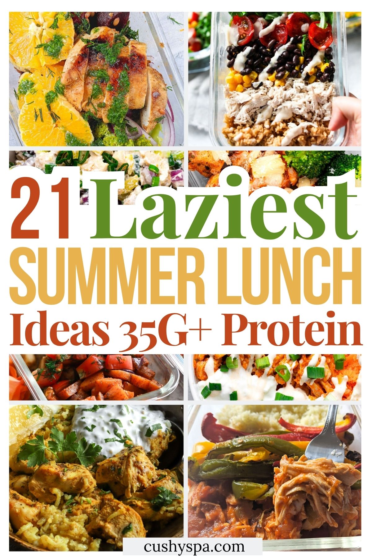 21 Summer Lazy High Protein Lunch Ideas 35G+ Protein