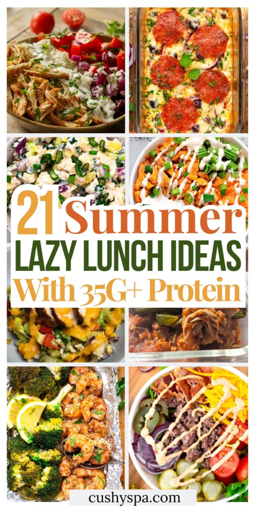 21 Summer Lazy High Protein Lunch Ideas 35G+ Protein