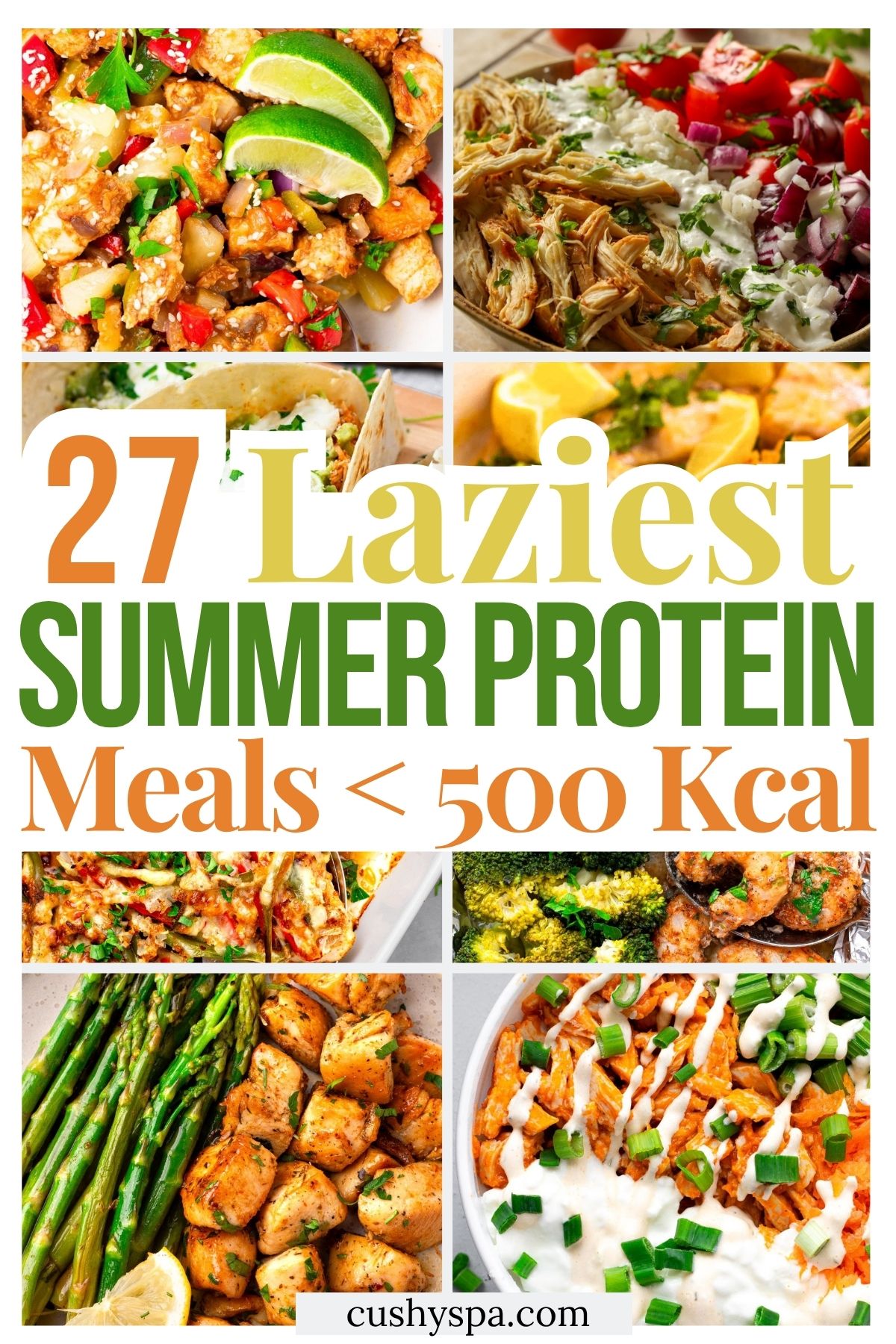 27 Lazy Summer High Protein Meals Under 500 Kcal