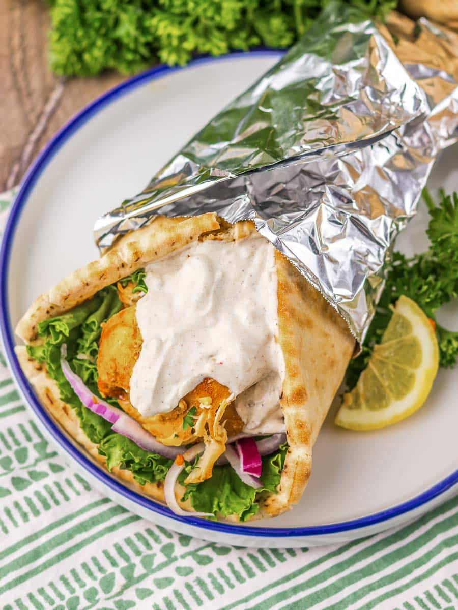 Slow Cooker Chicken Shawarma