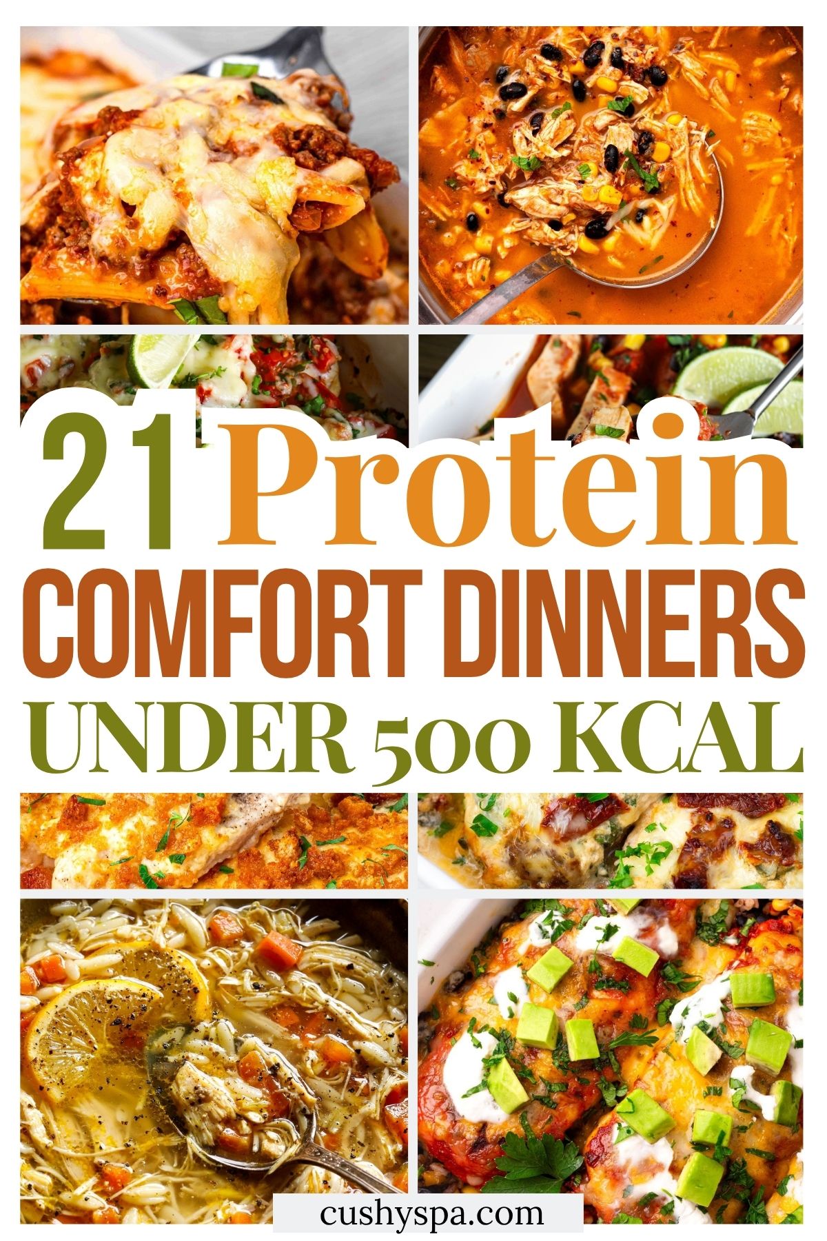 21 High Protein Comfort Dinners Under 500 Kcal