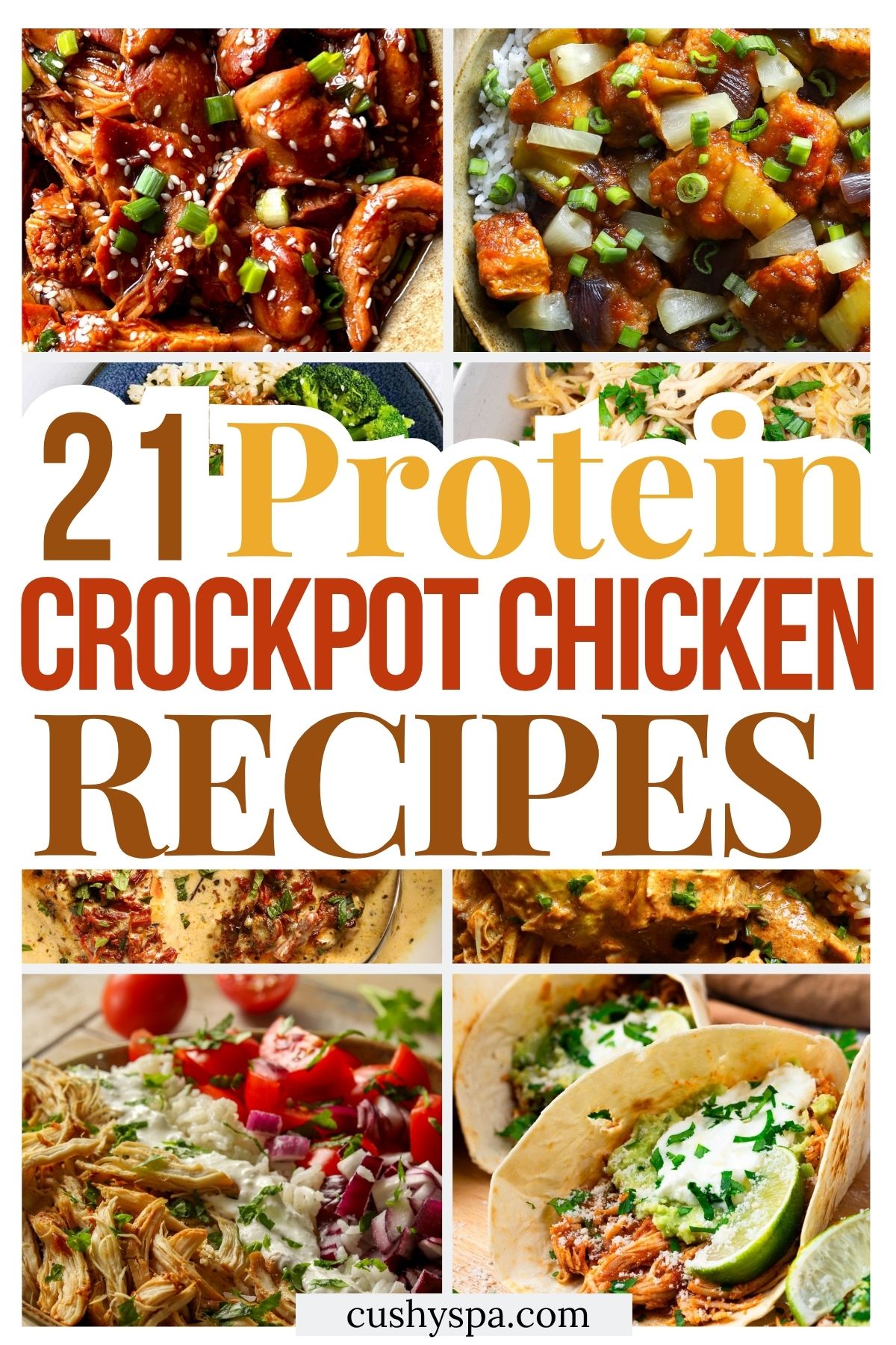 21 High Protein Crockpot Chicken Recipes
