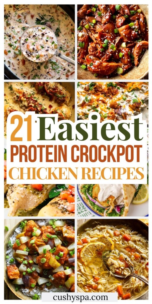 21 High Protein Crockpot Chicken Recipes