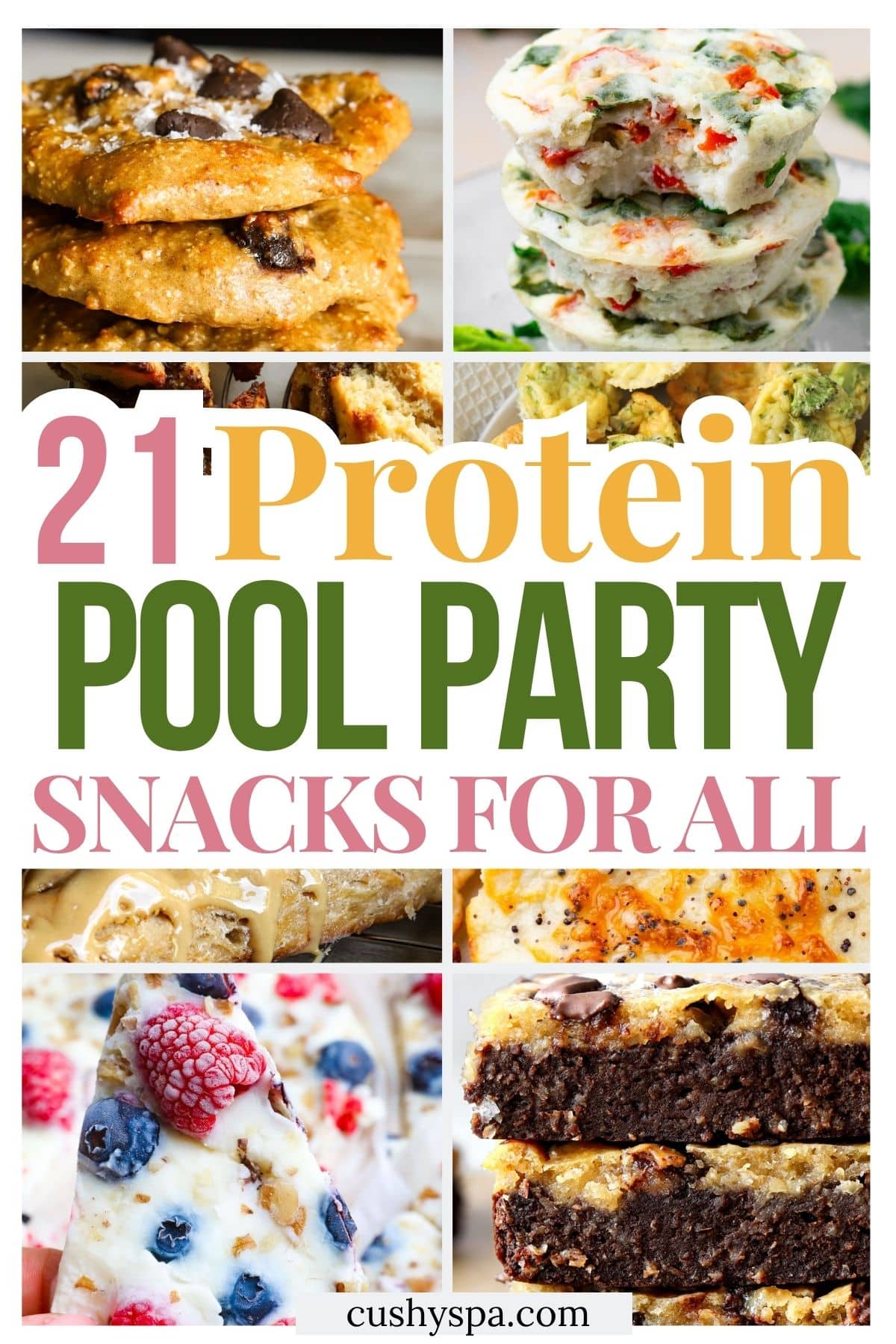 21 High Protein Pool Party Snacks