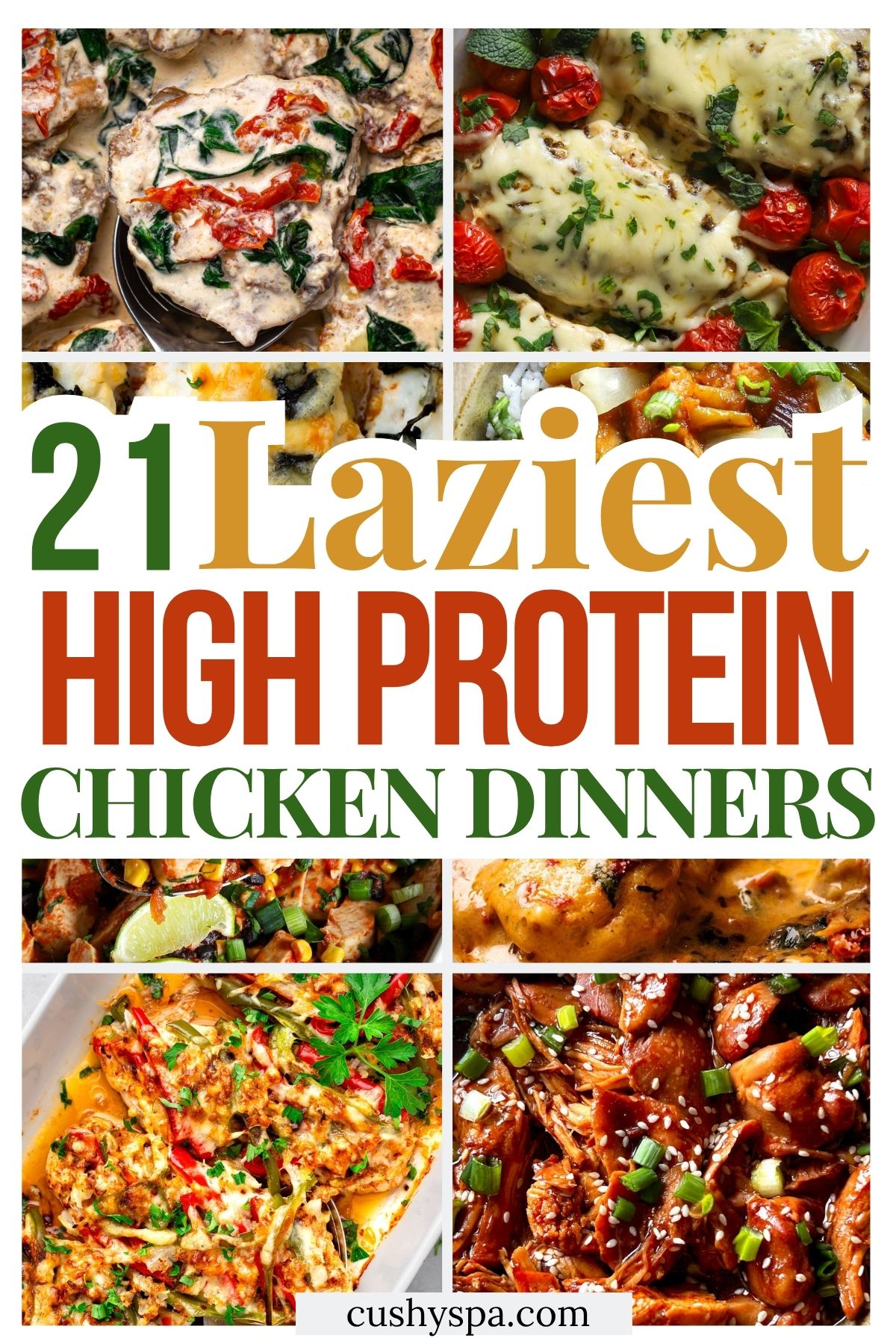 21 Lazy High Protein Chicken Dinners