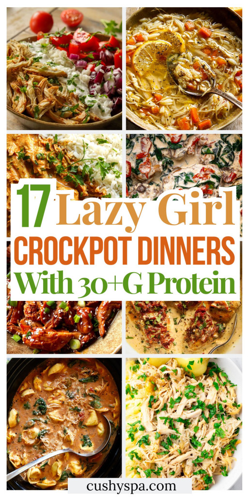 17 Lazy Girl High Protein Crockpot Dinners with 30+G Protein