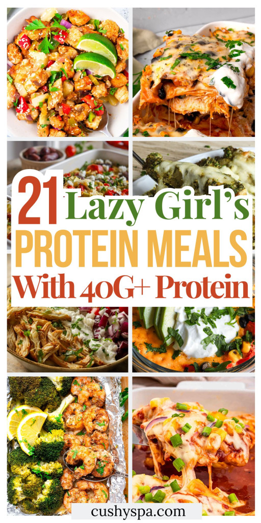 21 Lazy Girl's High Protein Meals That Pack 40G+ Protein