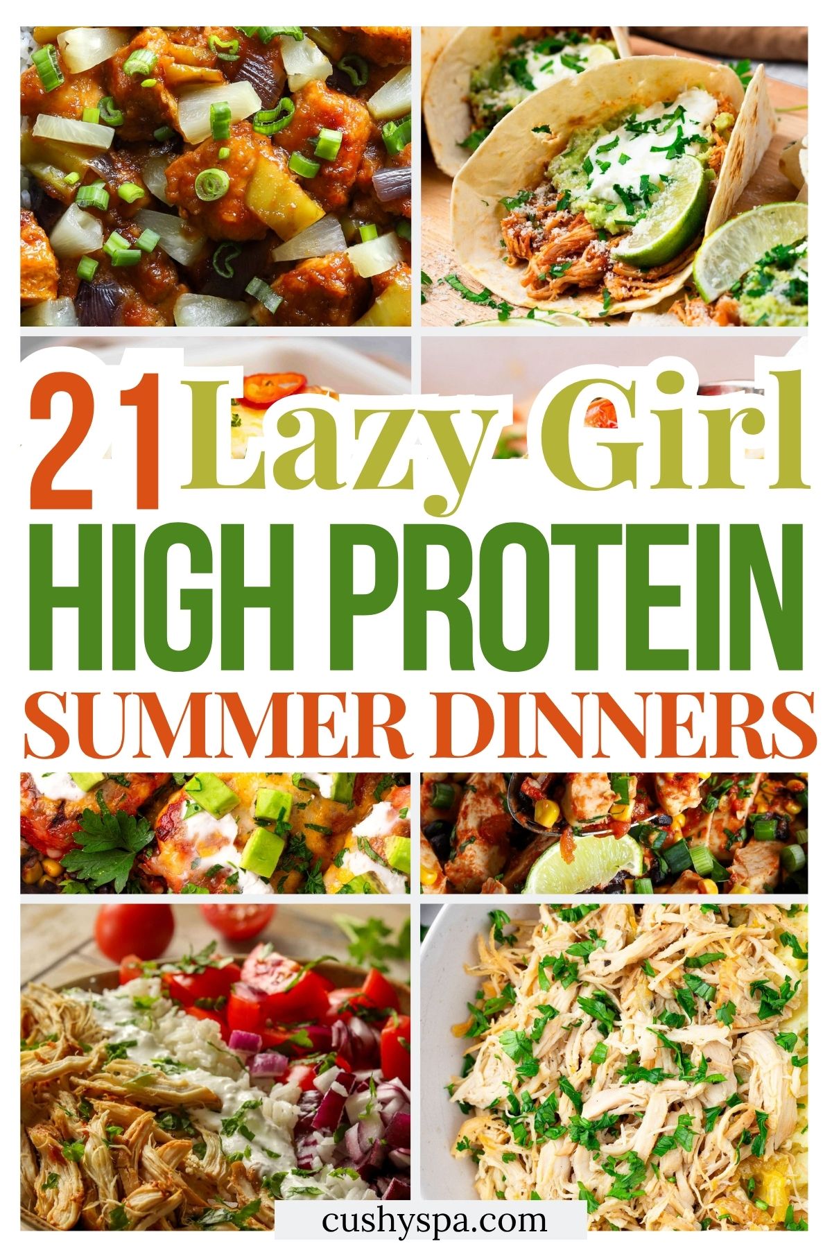 21 Lazy High Protein Summer Dinners