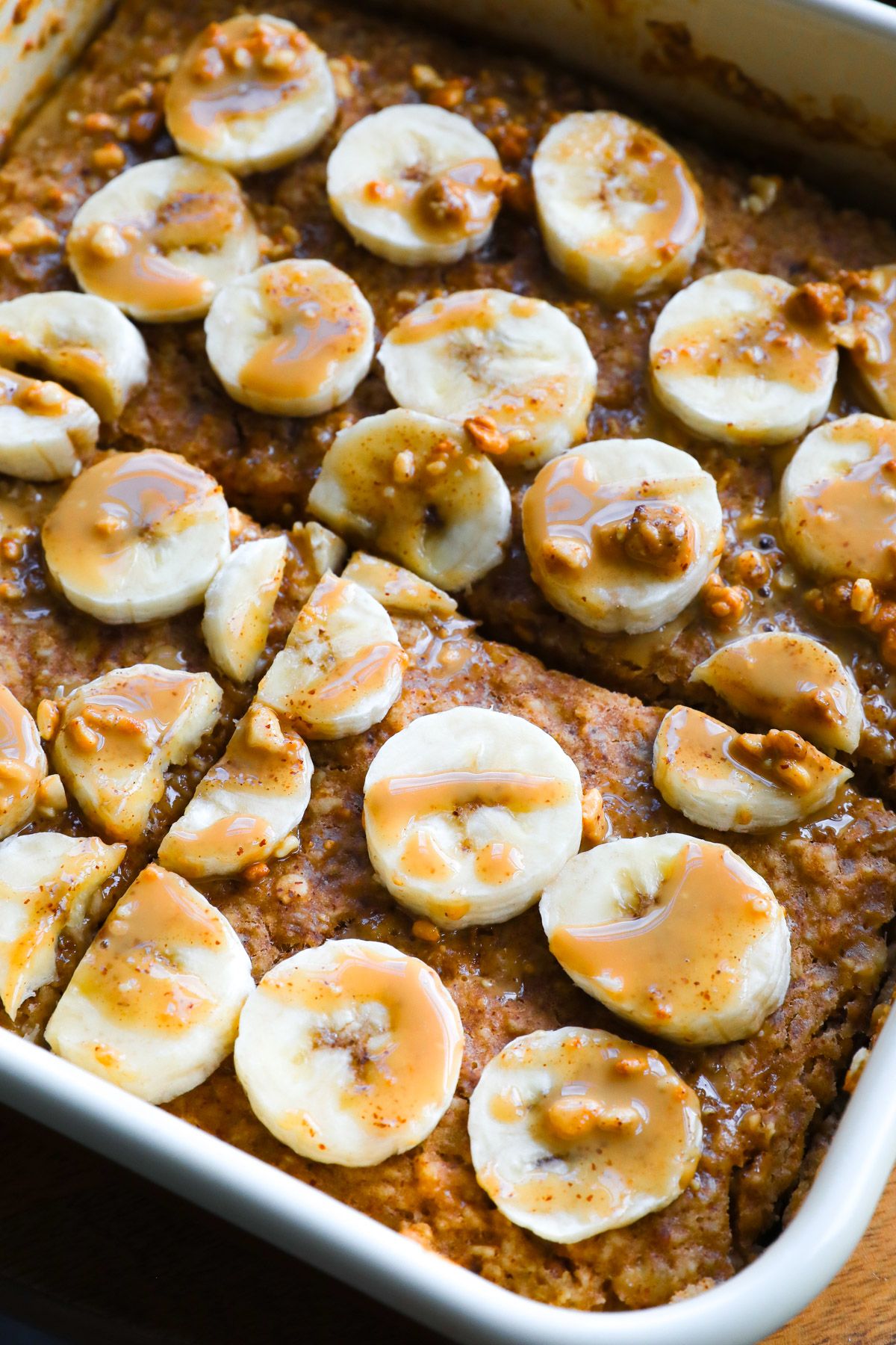 Peanut Butter Banana Baked Oatmeal