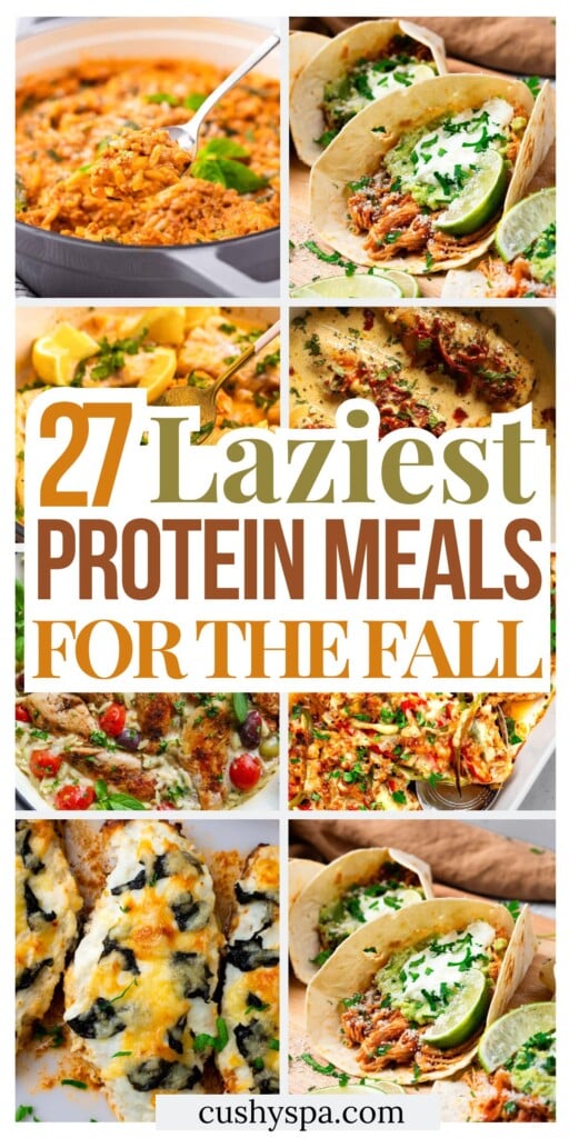 27 Lazy Fall High Protein Meals