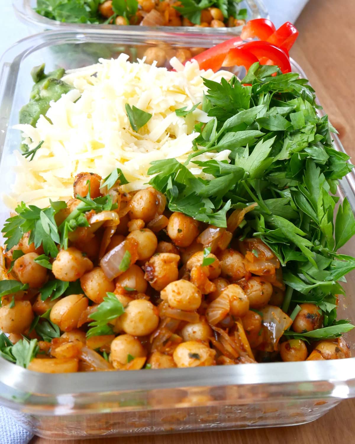 Spicy Chickpea Meal Prep Bowl