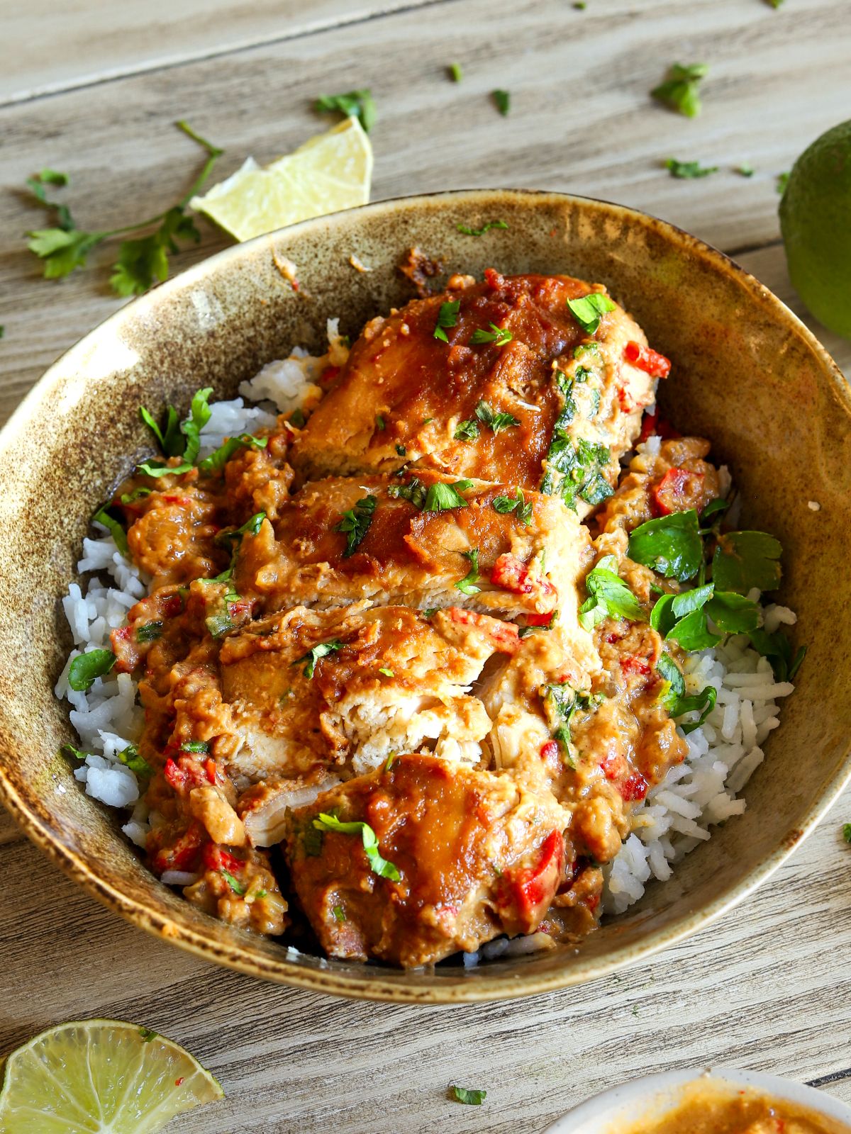 Crockpot Peanut Chicken