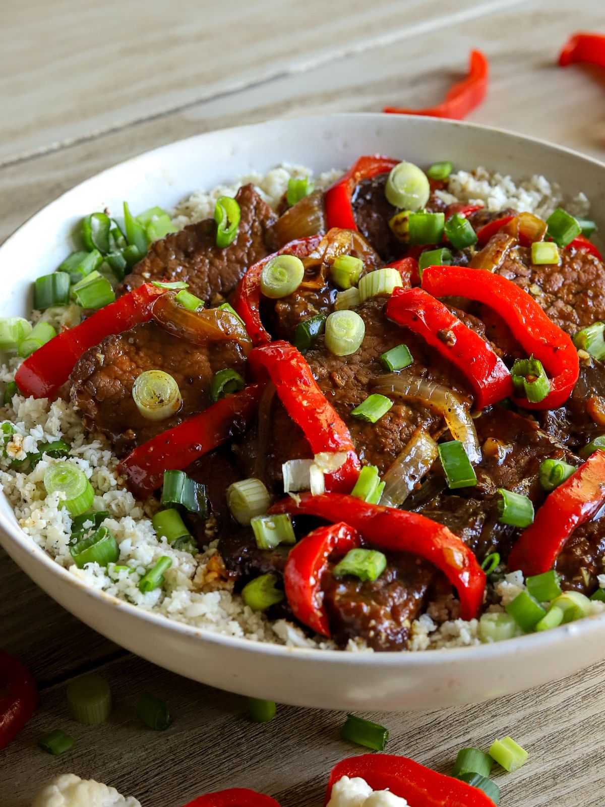 Teriyaki Beef Cauliflower Rice Bowls