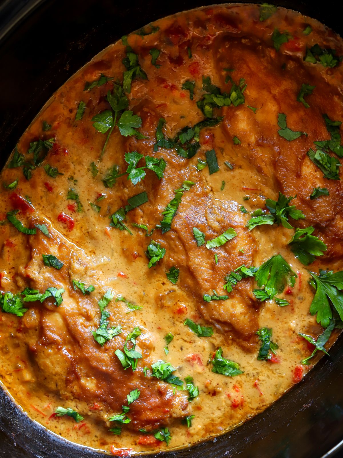 Healthy Crockpot Peanut Chicken
