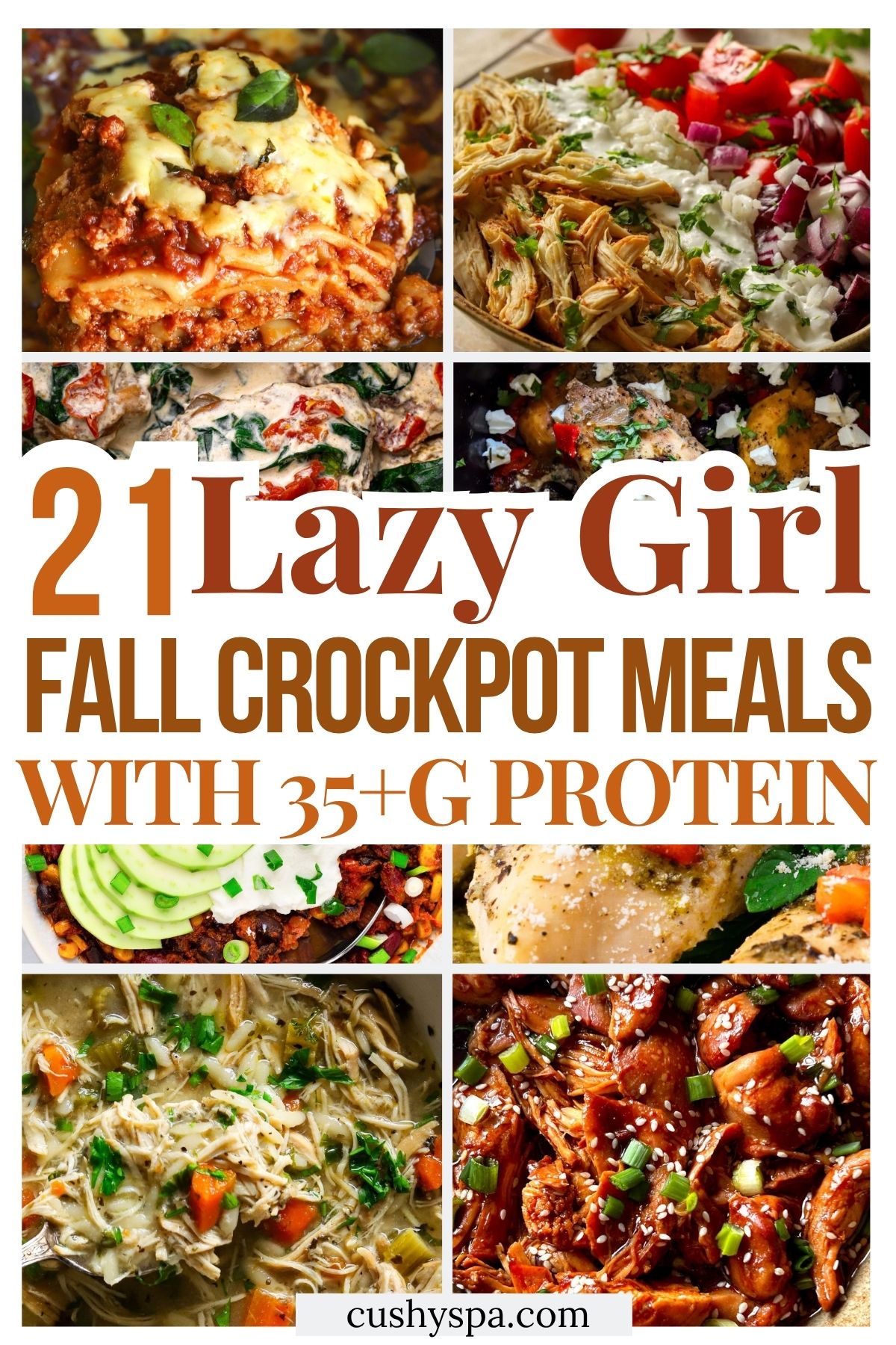 21 Lazy Fall High Protein Crockpot Meals 35+ G Protein