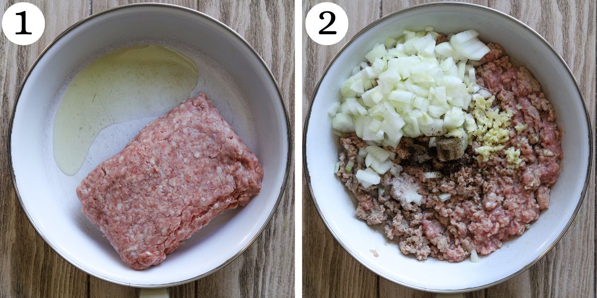 Nutritious Crockpot Lasagna Steps 1-2