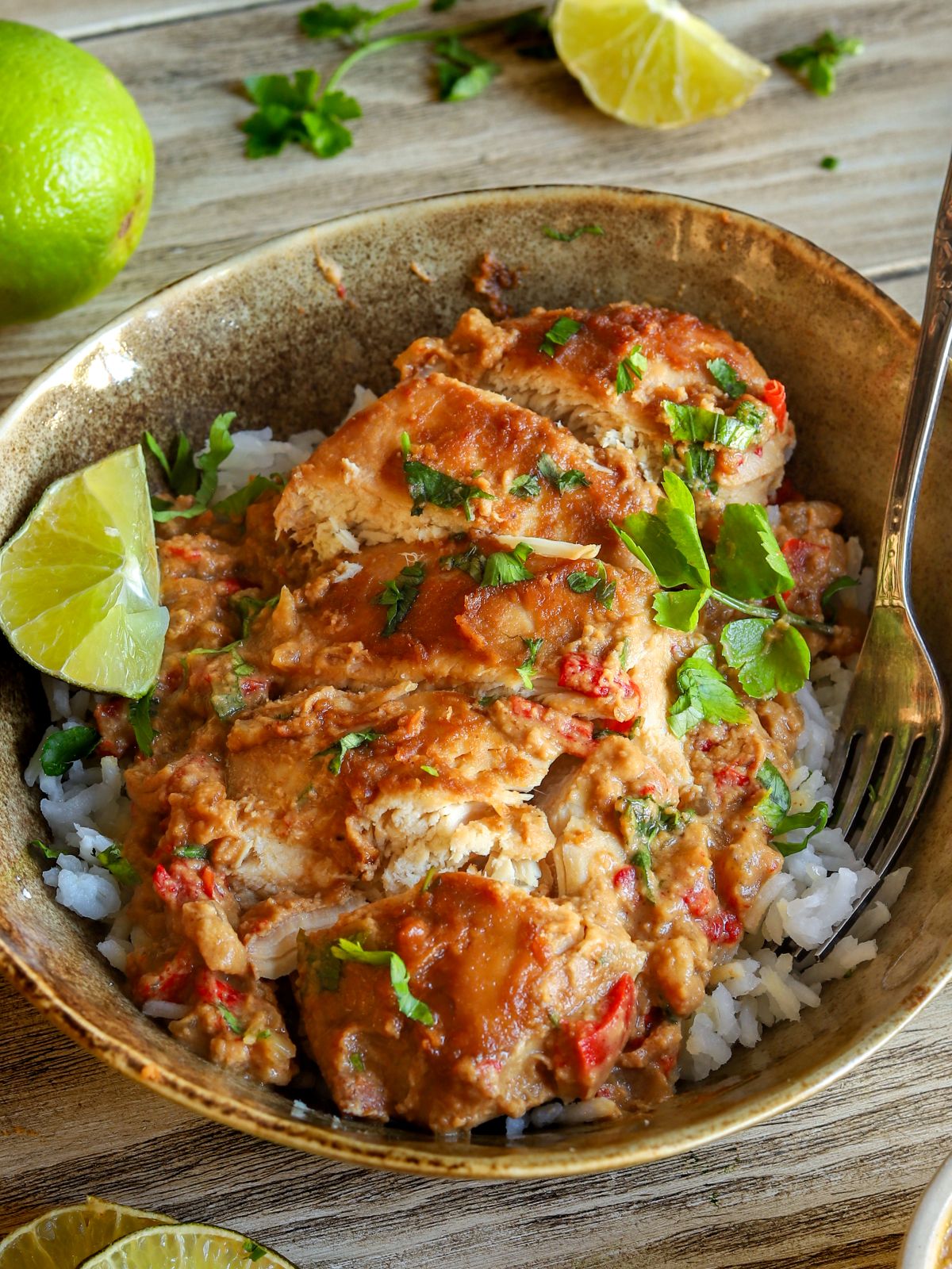 Yummy Crockpot Peanut Chicken
