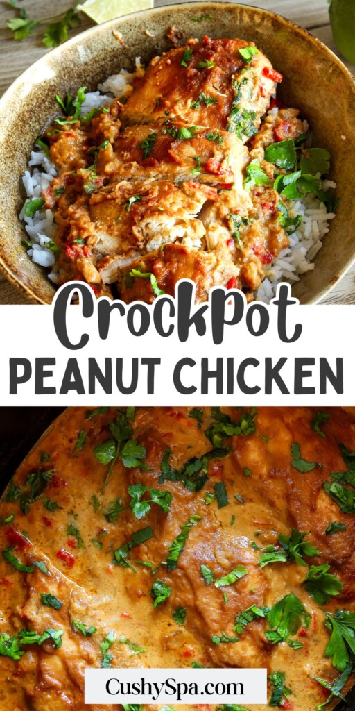 Crockpot Peanut Chicken